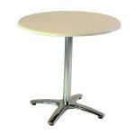 MESA REDONDA STAND 80 EN BLANCO