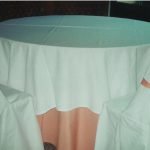 CUBREMANTEL BLANCO PARA MESA ROOT 80(120)