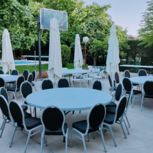 silla imperial, mesa y sombrilla 26 mayo 22