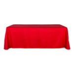 mantel politex rojo mesa de 200x90