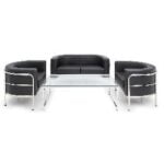 CONJUNTO SOFA PICASSO NEGRO