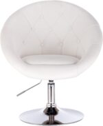 SILLÓN CAPITONÉ BLANCO - Imagen 4