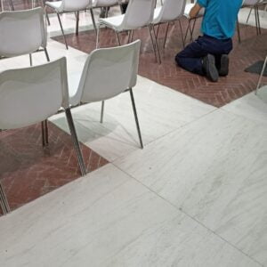 Sillón resina blanco limpieza