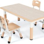 CONJUNTO INFANTIL MELOCOTÓN 4 SILLAS