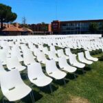 Silla Shell blanca UCJC
