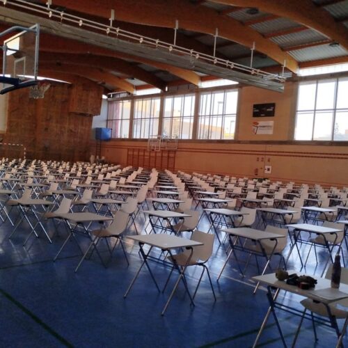 Mesa exam y silla shell examen Cieza 2024