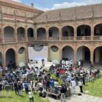 Silla Peach y Carla Arena en colegio Arzobispo Fonseca, salamanca I Cumbre Internacional Gastronómica.2