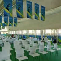 Sillas clip blancas vallehermoso.Campeonato de Europa de Atletismo por Equipos27al29junio 25