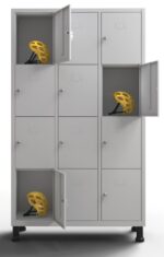 TAQUILLA 12 PUERTAS BLANCA CON LLAVE - Imagen 2