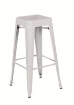 TABURETE INDUSTRIAL BLANCO