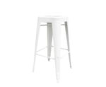 TABURETE INDUSTRIAL BLANCO - Imagen 2